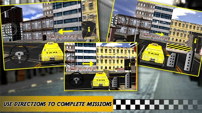 Yellow Taxi Driver Parking - Crazy Cab In New york City Traf(圖3)-速報App