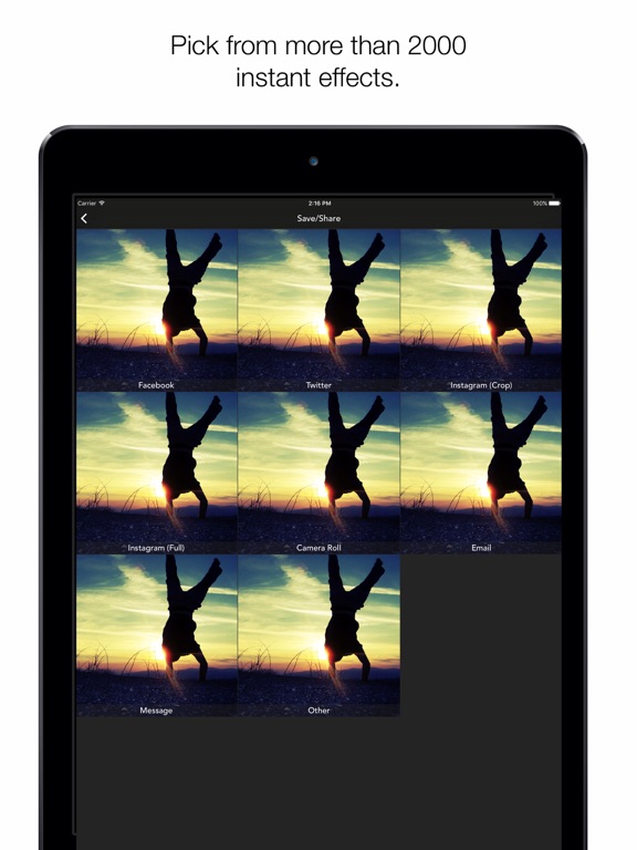 PhotoMap - Photo Editor iPad screenshot 5 - Photo & Video app