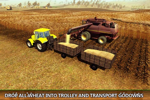 Farm Town Harvesting Tractor Driver screenshot 4