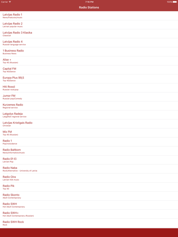 Screenshot #4 pour Radio Latvia FM - Stream and listen to live online music, news channel and mūzika show with Latvian streaming station player