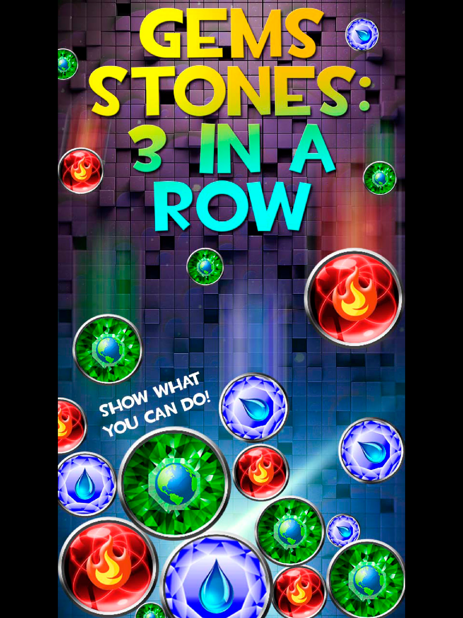 Gems Stones 3 In a Row