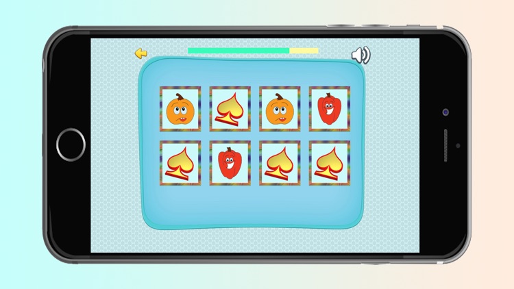 The Best Photo Matching Card Game Vegetable & Fruit for Kids and Toddlers Puzzle Logic Free screenshot-4