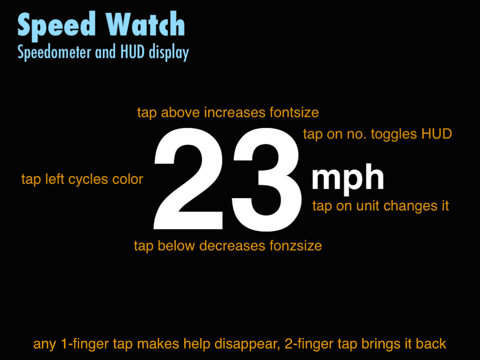 SpeedWatch HUD Free - a Speedometer and Head-up Display for iPhone & iPadのおすすめ画像1