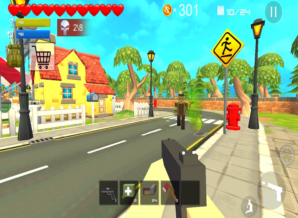 Pixel Shooting Wars 3D - Block Gun Battle