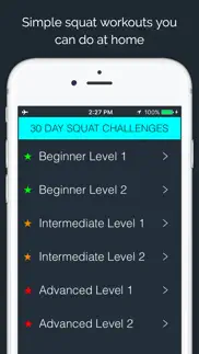 30 day - squat challenge iphone screenshot 1