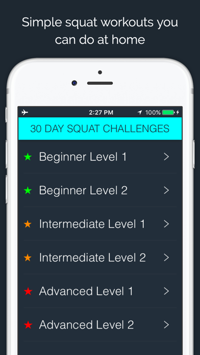 30 Day - Squat Challengeのおすすめ画像1