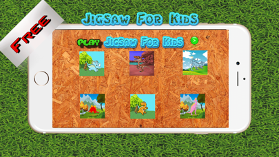 Dinosaur Jigsaw Puzzle Kids - Puzzles Games Education Learning Free For Toddler and Preschool iPhone screenshot 2 - Games app
