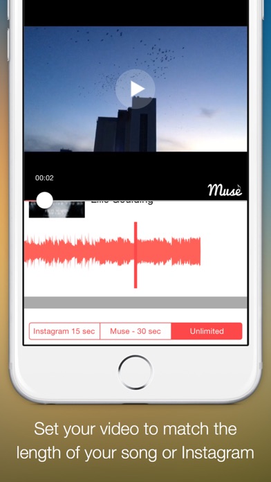 Screenshot #2 pour Muse - Music & Video Editor