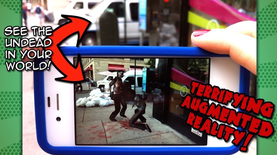 #3. Zombies GO! Fight The Dead Walking Everywhere with Augmented Reality (FREE Edition) (iOS) Podle: Useless Creations Pty Ltd