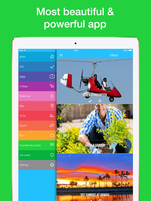 Screenshot #6 pour iWish - Objectifs de la Vie Fixer et Atteindre, Liste de Souhaits