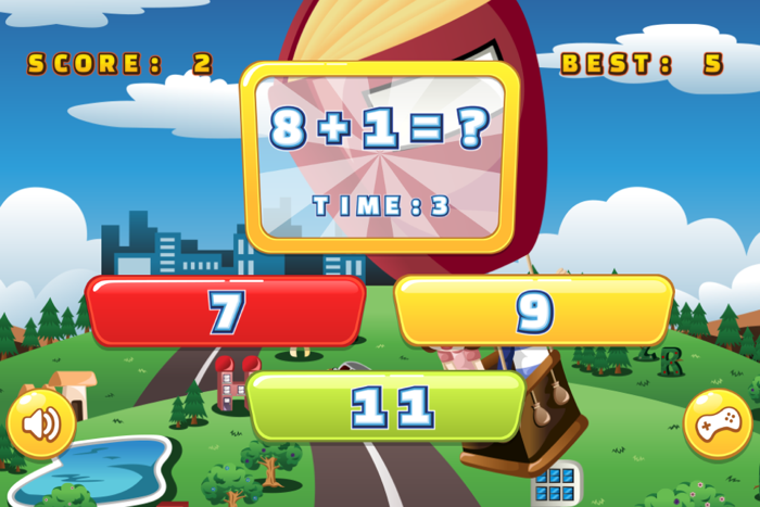 Math Game For Kids - Mental Arithmetic Quick Math