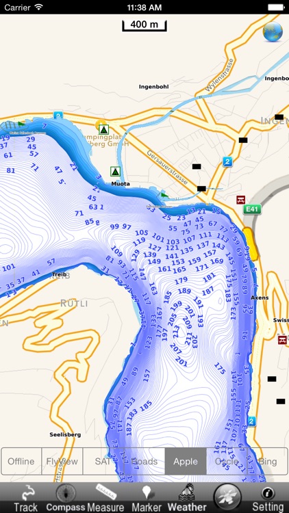 Lake : Lucerne - Lauerz GPS Map Navigator screenshot-3
