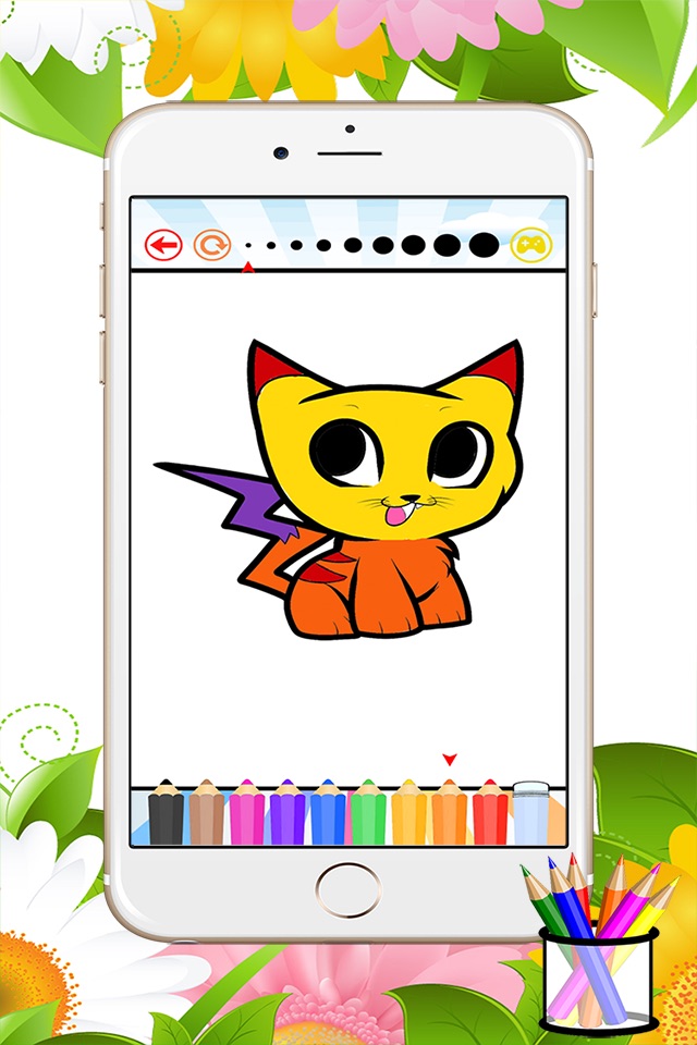 Cat&Dog Coloring Book-Learn Drawing and Painting For Kids screenshot 2