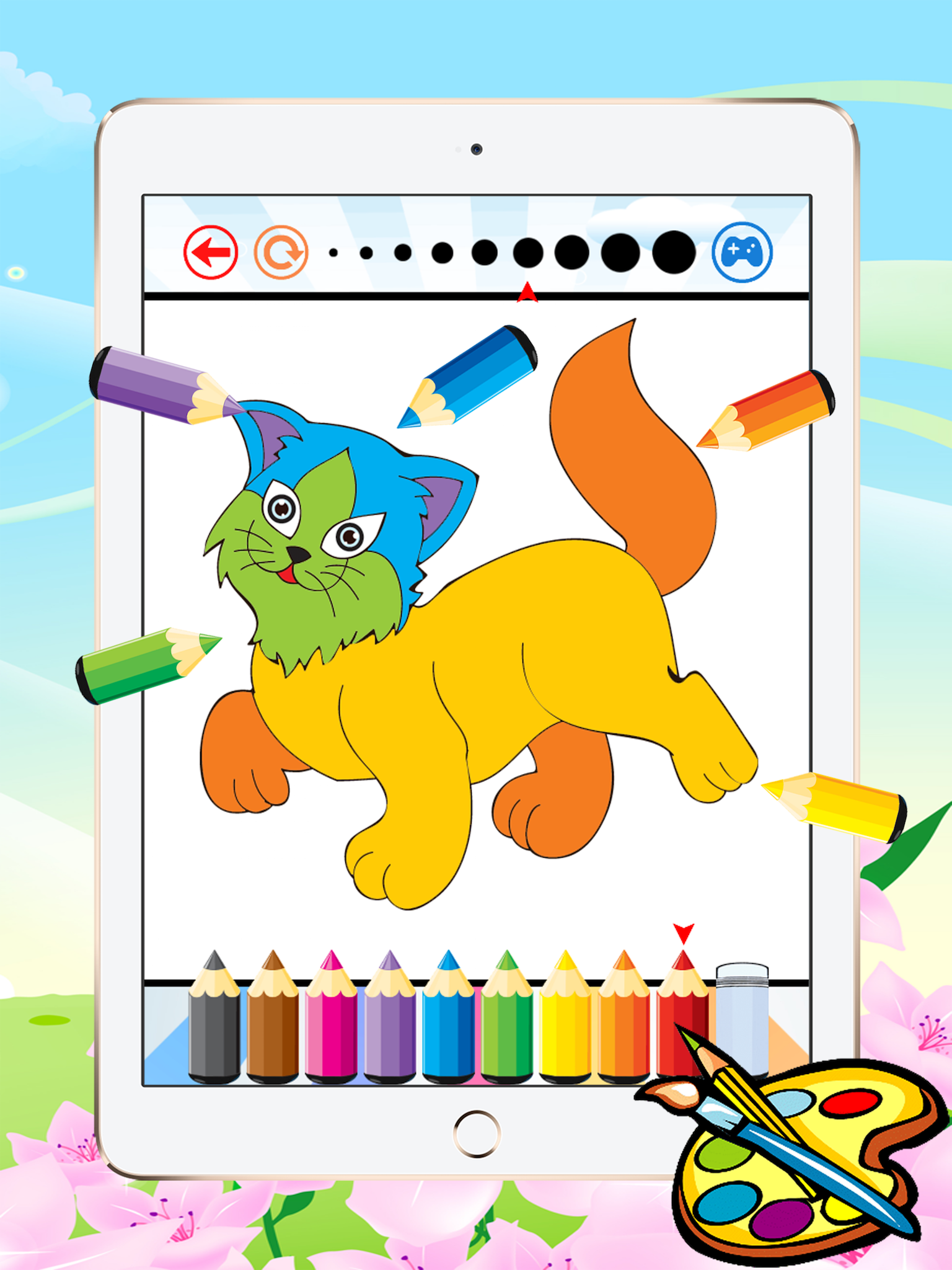 Cat Coloring Book - All In 1 Animal Drawing screenshot 8