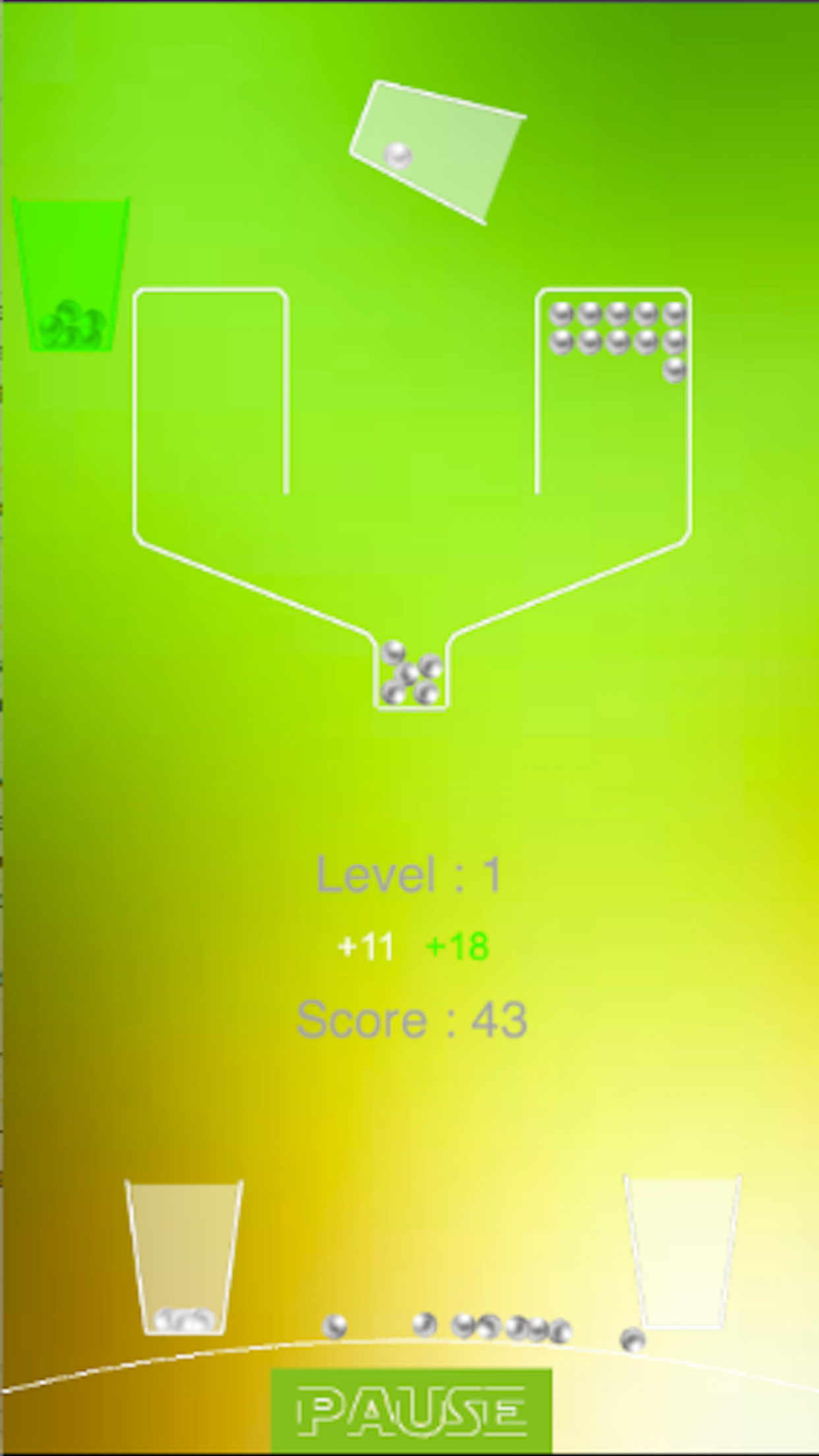 100 Ping Pong Balls-Fall Catch