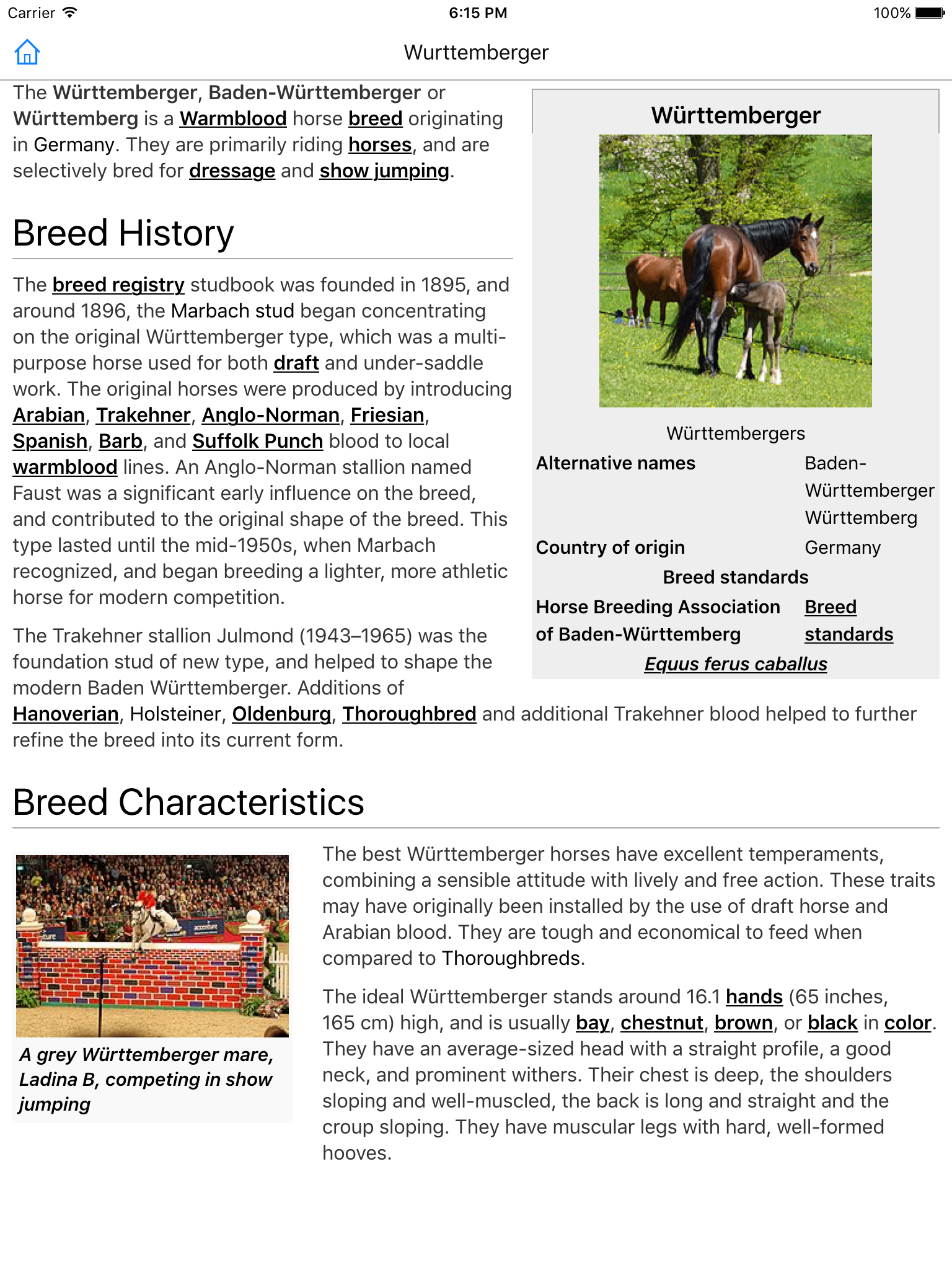 CHI Encyclopedia of Horses