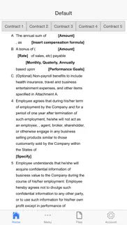 work contract iphone screenshot 2