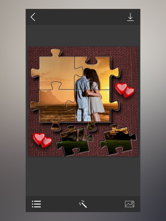 Puzzle Photo Frames - Instant Frame Maker & Photo Editor iPad screenshot 4 - Photo & Video app