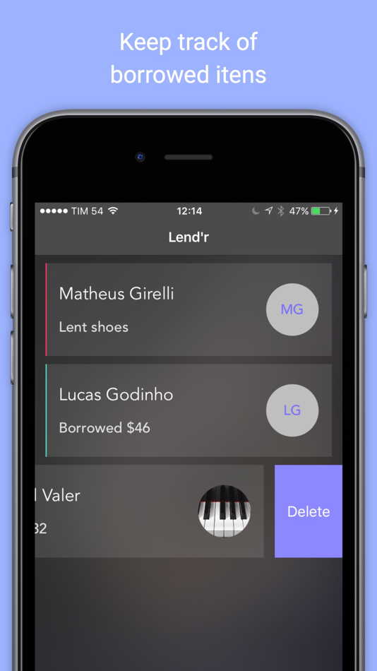 #1. Lend'r (iOS) 由: Rafael Valer