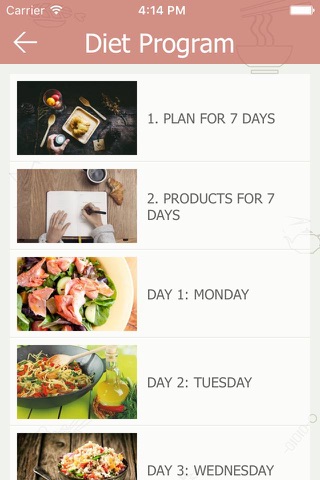 Diet Program App screenshot 4