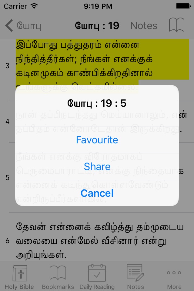Tamil Bible: Easy to Use Bible app in Tamil for daily christian devotional Bible book reading screenshot 4