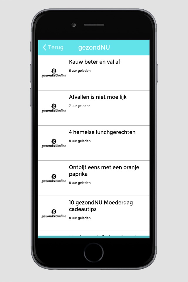 Gezondheid app screenshot 3