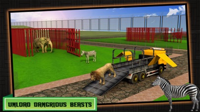 Animal Transporter Flying Truck Simulation Zoo Keeping Services iPhone screenshot