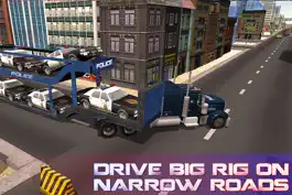 Game screenshot Полицейская машина Транспортер грузовик - диск грузовик и доставить полицейских автомобилей apk