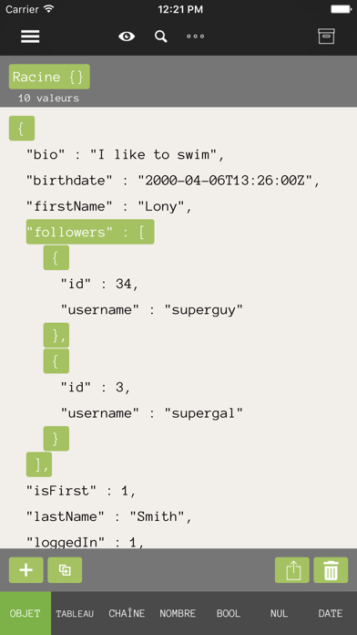 Screenshot #3 pour JSONEditor