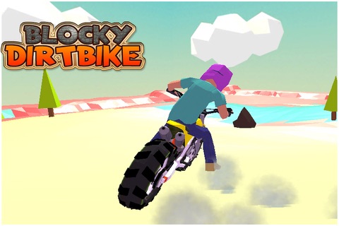 Blocky Dirt Bike screenshot 2