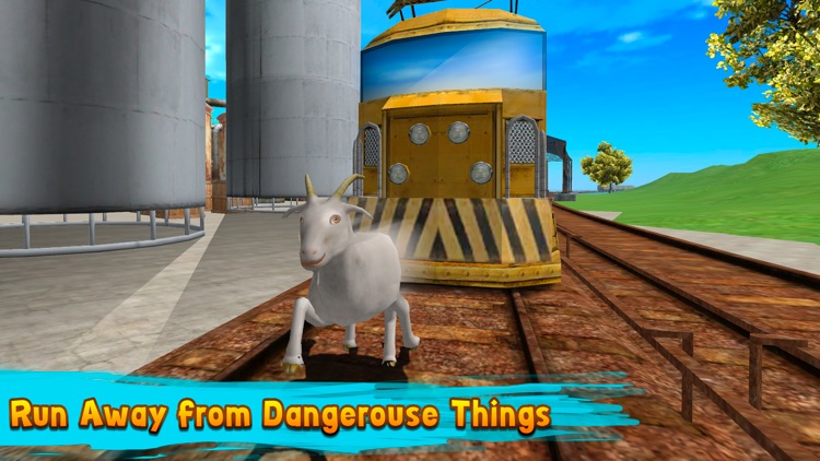 City Goat: Animal Survival Simulator 3D screenshot-3