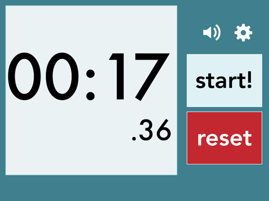 Screenshot #4 pour Stopwatch - simple with voice speaking time