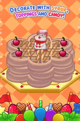 Game screenshot My Waffle Maker - Create, Decorate and Eat Sweet Dessert Pastries! hack