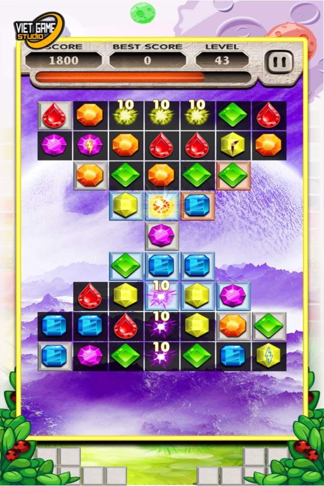 Amazing Jewel 2016 Match 3: New Quest World Puzzle Edition HD screenshot 2