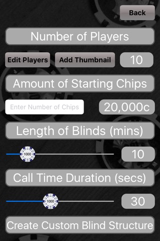 Poker Blinds Timerkeeper - Lite screenshot 4