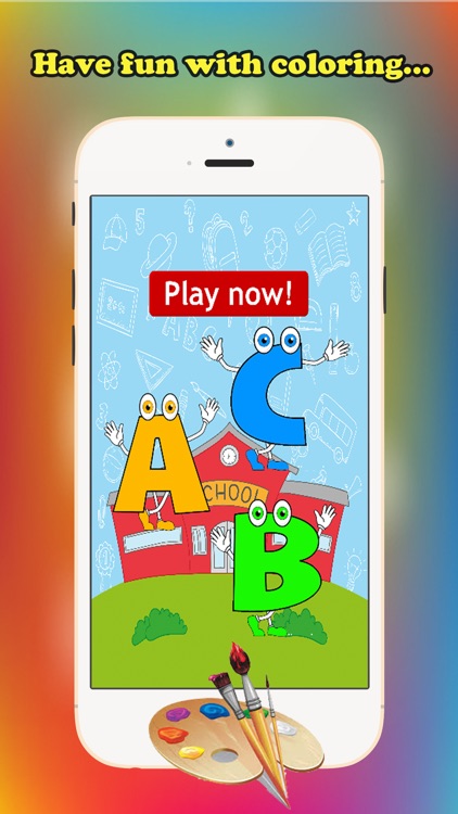 ABC Coloring Book for children age 1-10 (Alphabet Upper): Drawing & Coloring page games free for learning skill