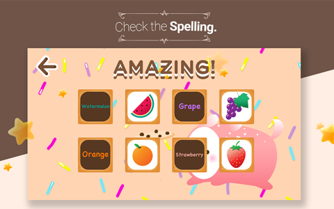 Cookies cards - English Vocabulary Learning - Infants, children's card game of English words screenshot 3