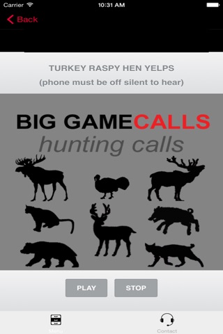 Big Game Hunting Calls SAMPLER - The Ultimate Hunting Calls App screenshot 2