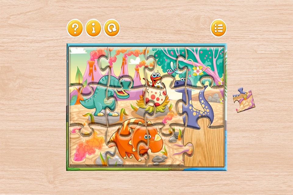 Dinosaur Puzzle for Kids - Dino Jigsaw Games Free for Toddler and Preschool Learning Games screenshot 3