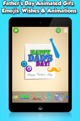 Happy Father's Day Animated Emojis & GIFs screenshot 3