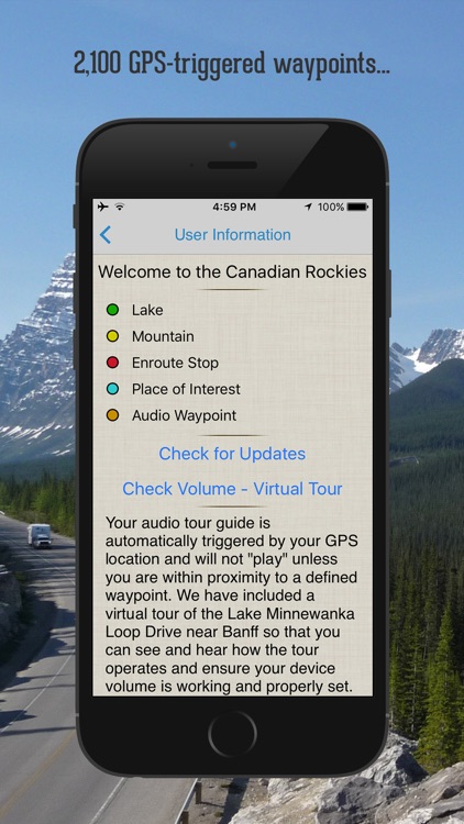 Canadian Rockies Audio Guide screenshot-0