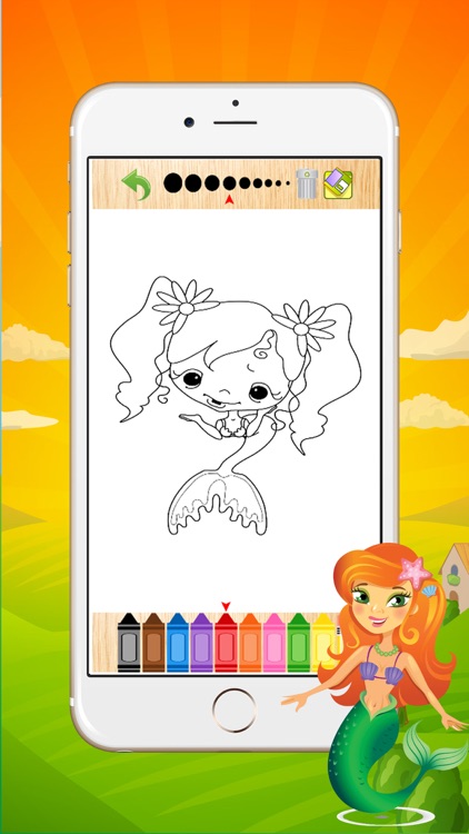 Mermaid Coloring Book For Girls - Coloring Book for Little Boys, Little Girls and Kids