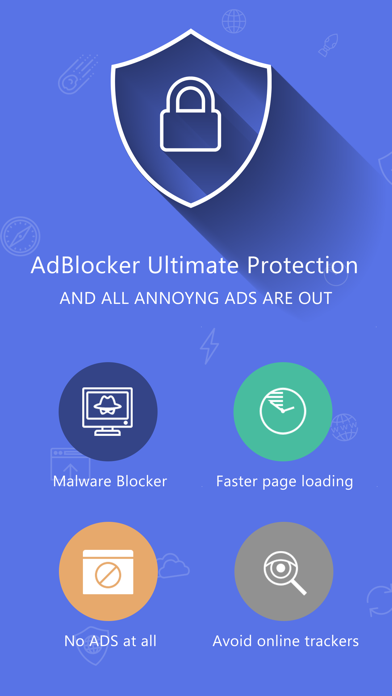 AdBlocker Ultimate Protection - improved ad blocker and protection for your browser Screenshot