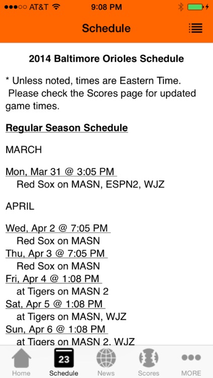 Baltimore Baseball - an Orioles News App