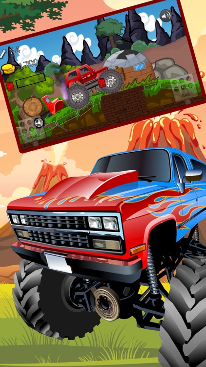 Monster Climb truck - Wood Transport Racing Game