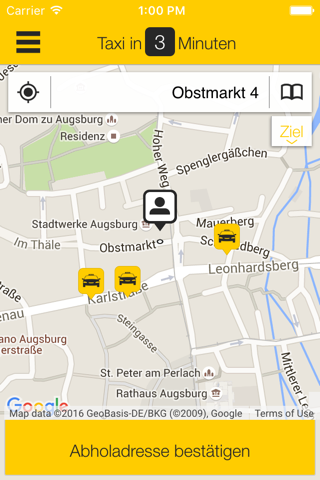 Taxi Augsburg 35025 screenshot 3