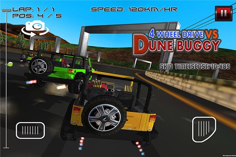 4 Wheel Drive Vs Dune Buggy - Free 3D Racing Gameのおすすめ画像4