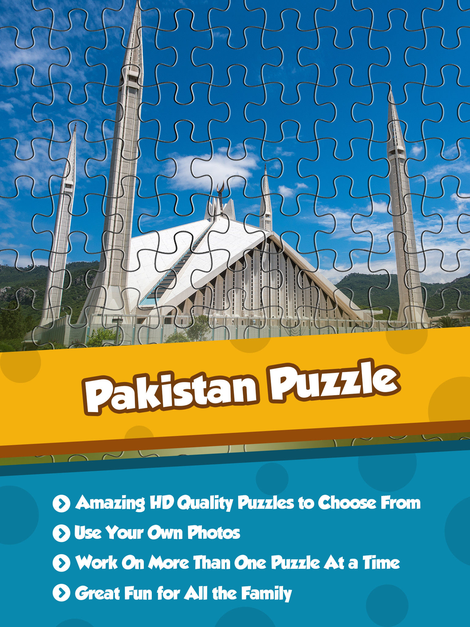 Pakistan Puzzle Muzzle Activity Fun - Pro Version