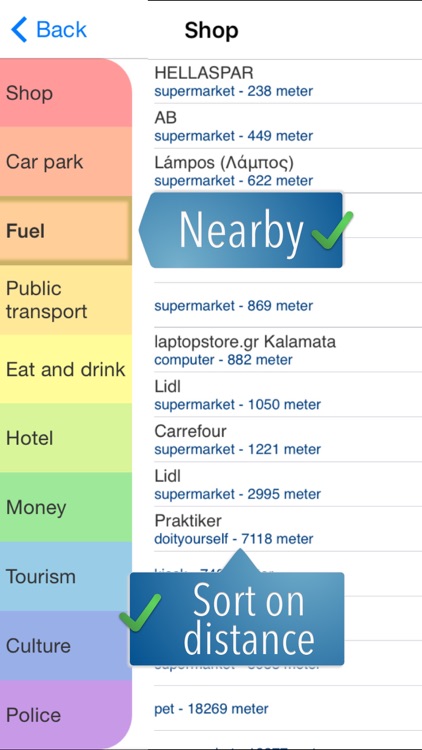 Peloponnese Travelmapp