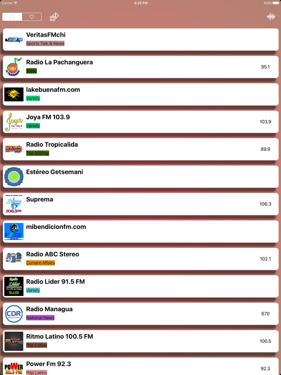 Screenshot #6 pour Radios de Nicaragua - FM AM